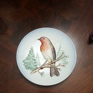 Wildlife wall plate no 1 robin.